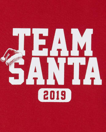 Body unisex con estampado de Papá Noel del equipo familiar a juego para bebé