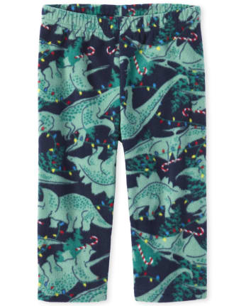 Toddler Boys Dino-Lites Matching Fleece Pajama Pants