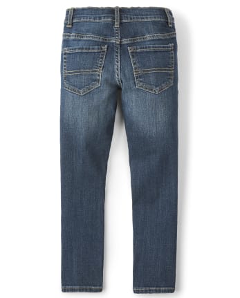 Boys Husky Basic Stretch Skinny Jeans | The Children's Place - LEGEND WASH
