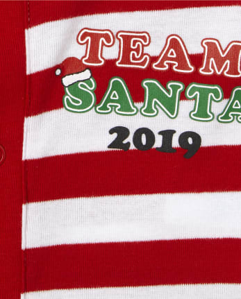Kids Matching Family Candy Cane Stripe Snug Fit Cotton One Piece Pajamas