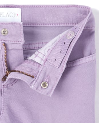 Girls Frayed Step Hem Super Skinny Jeans