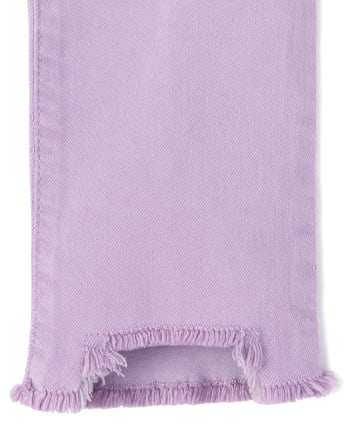 Girls Frayed Step Hem Super Skinny Jeans