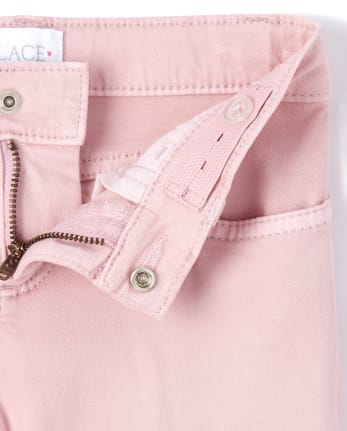 Girls Frayed Step Hem Super Skinny Jeans