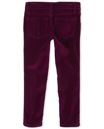 Pantalones de terciopelo para niñas