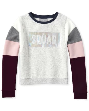 Girls Active Squad French Terry Sweatshirt