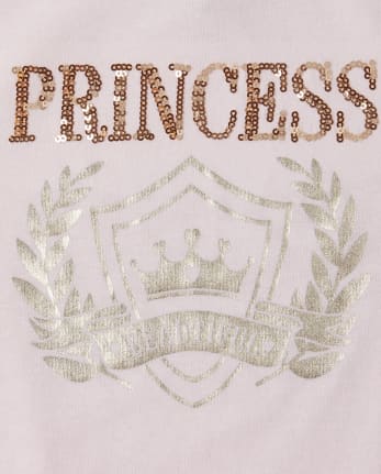 Girls Embellished Raglan Top