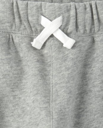 Pantalones jogger de vellón con rayas laterales activas para niños