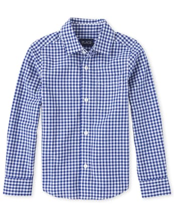 Camisa con botones a juego de popelina de cuadros vichy Dad And Me para niños
