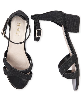 small heel sandals for girls