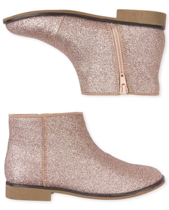 Botines con purpurina para niñas