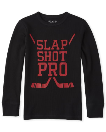 Haut thermique de hockey pour garçons