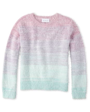 Girls eyelash sweater discount
