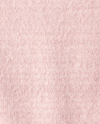 Girls Long Sleeve Glitter Eyelash Sweater | The Children's Place - LT PLUM