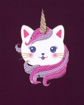 Top con abertura de lentejuelas para niñas