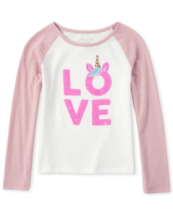 Girls Sequin Top