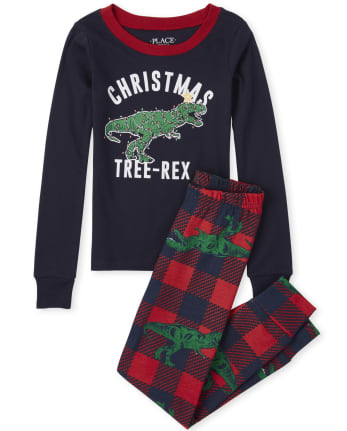 T rex christmas pajamas clearance