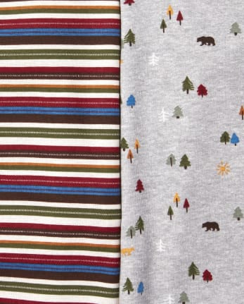 Body para bebé niño con gráfico Daddy Bear, paquete de 4
