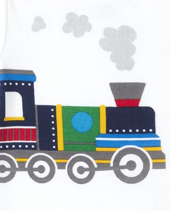 Baby Boys Train Bodysuit 5-Pack