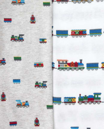 Baby Boys Train Bodysuit 5-Pack