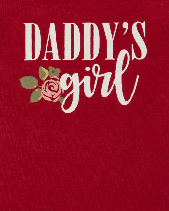 Baby Girls Daddy's Girl Floral 3-Piece Playwear Set