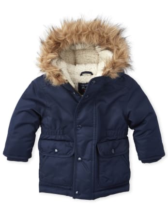 Toddler coat fur hood clearance