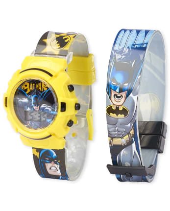 Reloj digital de banda intercambiable de Batman para niños | The Children's  Place - MULTI CLR