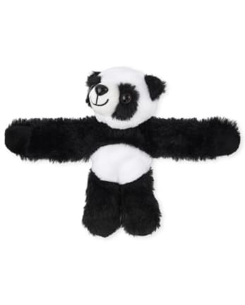 Pulsera de bofetada con diseño de panda de piel sintética en 3D para niñas