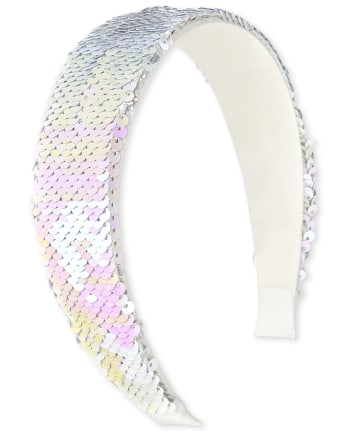 Girls Flip Sequin Light Up Headband - SIMPLYWHT