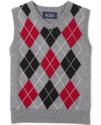 The Childrens Place Boys Argyle Sweater 