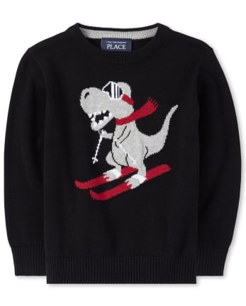 Baby And Toddler Boys Long Sleeve Graphic Sweater | The Children's Place
