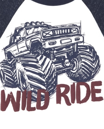 Baby And Toddler Boys Puff Print Top