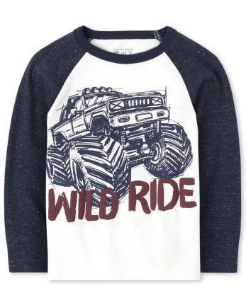 Baby And Toddler Boys Puff Print Top