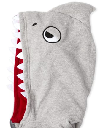 The Children's Place Baby Boys' Shark Four Piece Pajama Set 