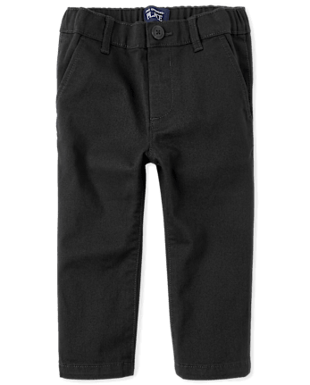 Baby And Toddler Boys Uniform Stretch Straight Chino Pants