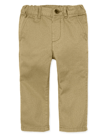 Pantalon chino stretch moulant pour bébé et tout-petit garçon - FLAX