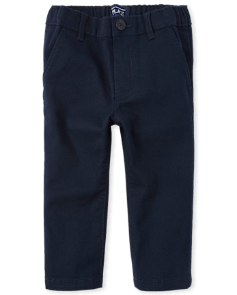 Baby And Toddler Boys Uniform Stretch Straight Chino Pants