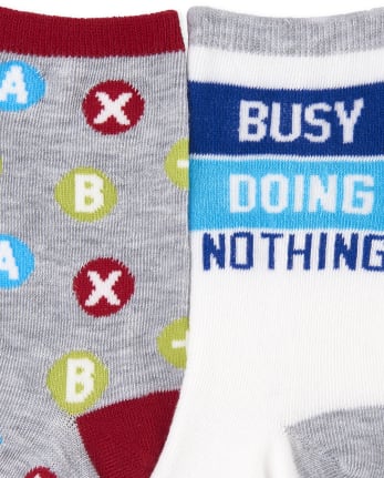 Boys Video Game Crew Socks 6-Pack