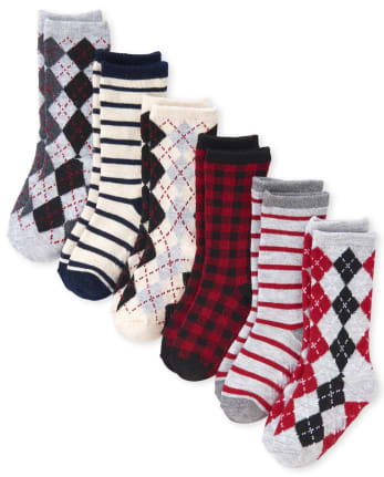Buffalo Plaid Crew Socks