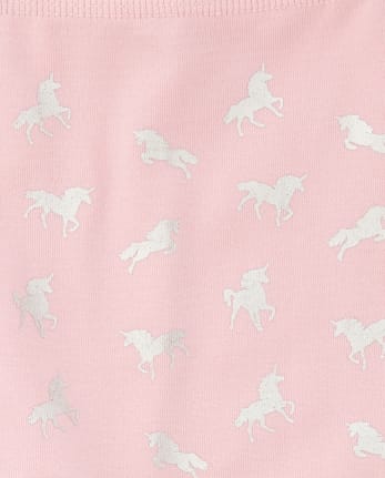 Leggings imprimés doublés en polaire pour petites filles