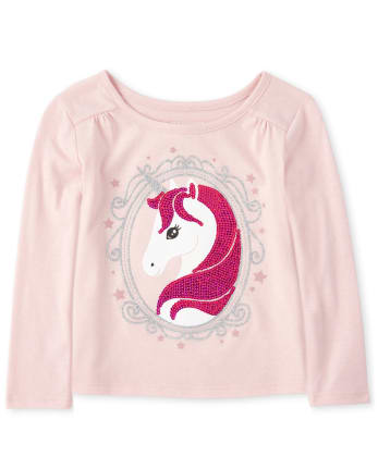 Baby And Toddler Girls Embellished Top