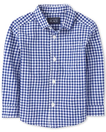 Baby boy shop gingham shirt