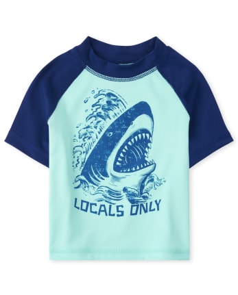 Baby And Toddler Boys Shark Rashguard