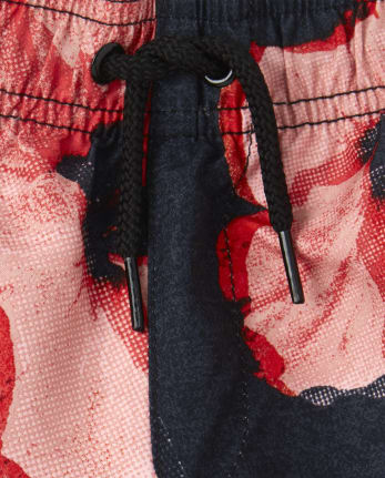 Bañador con estampado floral tropical para bebés y niños pequeños