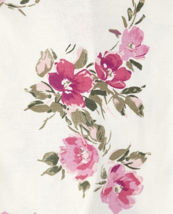Pijamas de una pieza de algodón ajustados a juego con belleza de mamá y yo para bebés y niñas pequeñas