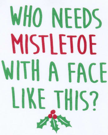 Baby Mistletoe Graphic Bodysuit