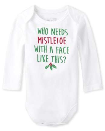 Baby Mistletoe Graphic Bodysuit