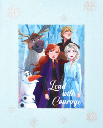Camiseta con estampado de Coraje y purpurina de Disney Frozen 2 para niñas