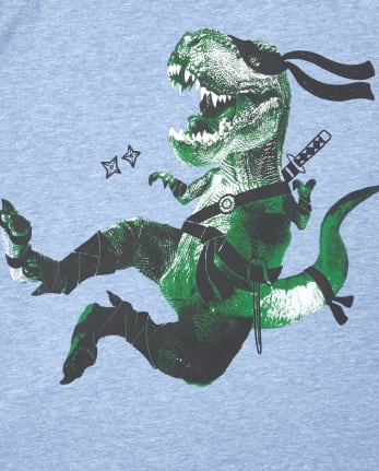 Camiseta con gráfico Dino Ninja para niños