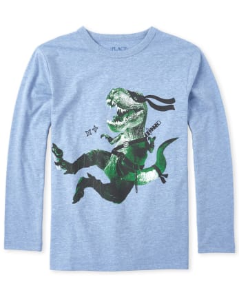Camiseta con gráfico Dino Ninja para niños