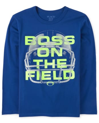 Boys Football Graphic Tee